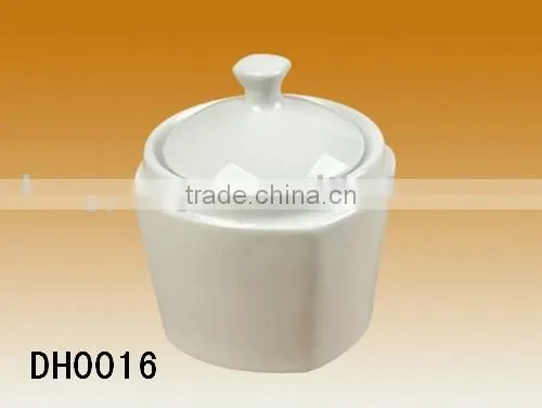 Factory Wholesale Custom Size Porcelain Kitchenware, Cruet Stand Set, Ceramic Sugar Pot photo-2