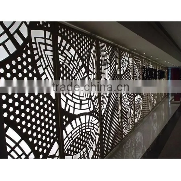 Laser Cut Aluminium Decorative Interior Corrugated Metal Wall Cladding Panels photo-5