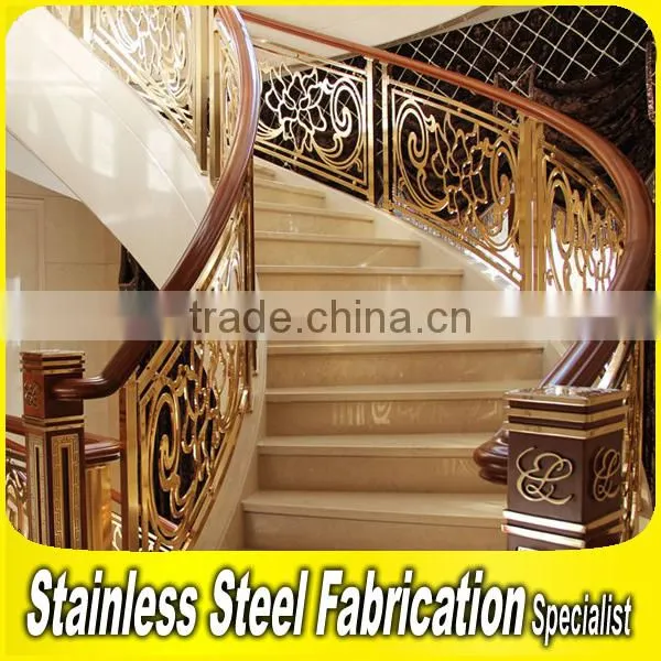 Modern Design Carving Decorative Indoor Aluminum Stair Baluster photo-3