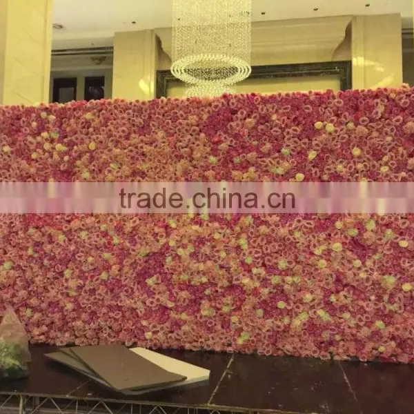 50cm x 50cm Decoration Artificial Plastic Silk Colorful Paper Flower Wedding Brick Wall Hanging E03 0101 photo-2