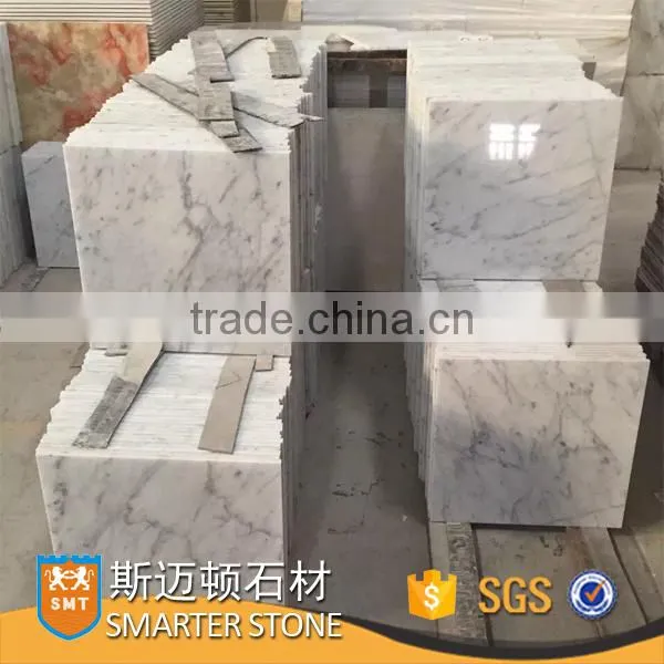 Chinese Marble Tiles Pure White Marble Tile Standard Size 24x24 photo-2