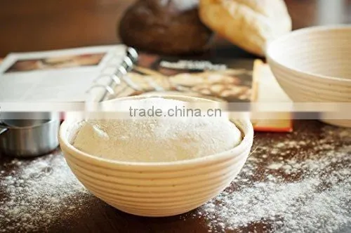 Bread Proofing Baskets, Nature Rattan Bannetons With Linen Bag photo-4