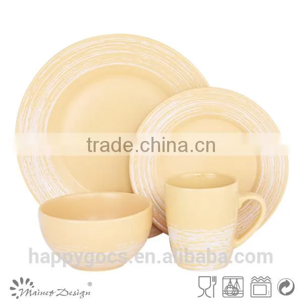 18pcs Antique Glazed Dinner Set Ceramic photo-3