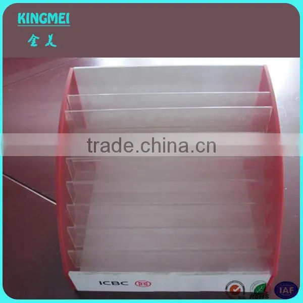 New Product White Acrylic Sign Holders,white Acrylic Brochure Holder With Logo Printing photo-6