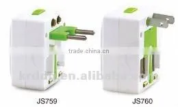 Female to Male Electrical Europe Plug Adapter photo-3