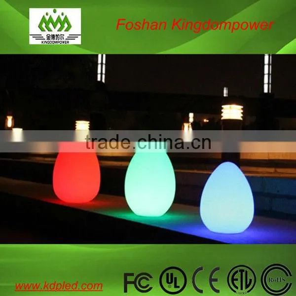 Novel Design Illuminated Plastic Led Colorful Waterproof Egg photo-3