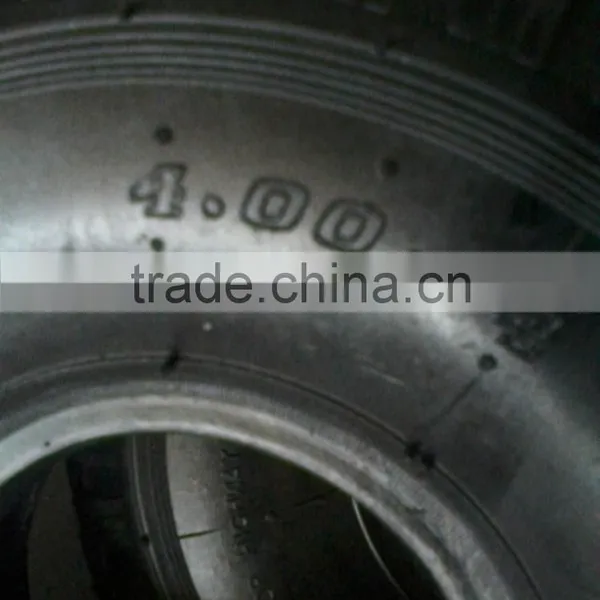 Hand Truck Hand Trolley Cover Tyre 4.00-4 Rubber Wheel photo-2