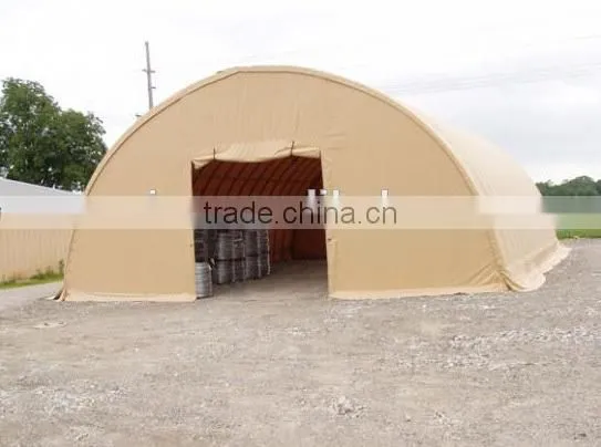 Commercial Fabric Storage Shelter , Agricultural Warehouse Tent ,Domed Fabric Building, Farm and Ranch Storage Tent photo-3