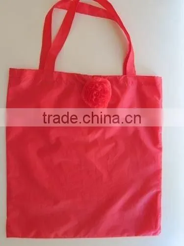 Rose Nylon Foldable Eco Storage Reusable Tote Housewife Shopping Bags photo-6