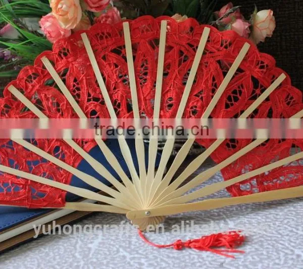 Chinese Bamboo Lace Fan photo-4