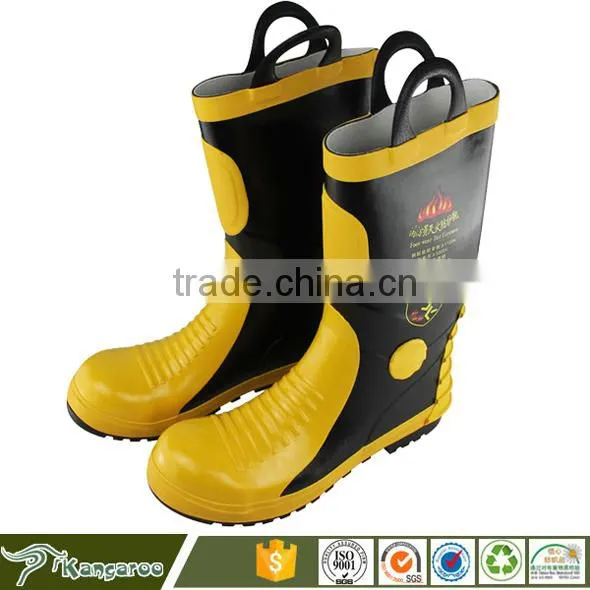 New Model Security Firefighter Safety Steel Toe Men Boots Shoes KMB02X photo-6