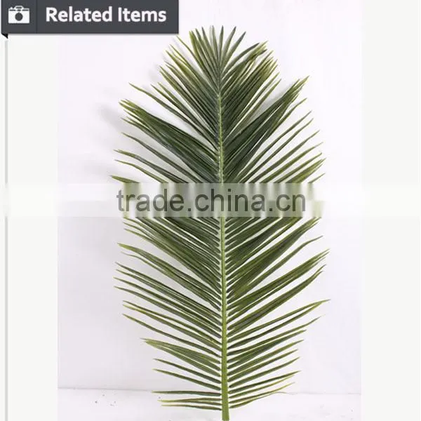 High Quality Outdoor Plastic Artificial Plam Tree Leaves photo-5