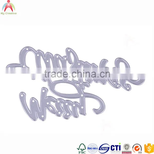 Metal Stencil Words Cutting Dies for Scrapbooking photo-6