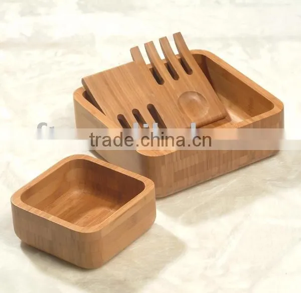 Bamboo Salad Bowl