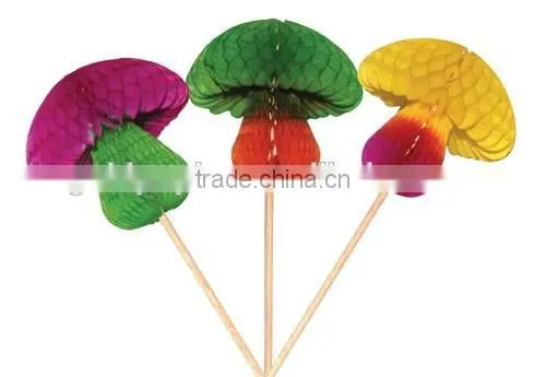 Customized Small Decoration Paper Flags Toothpicks photo-3