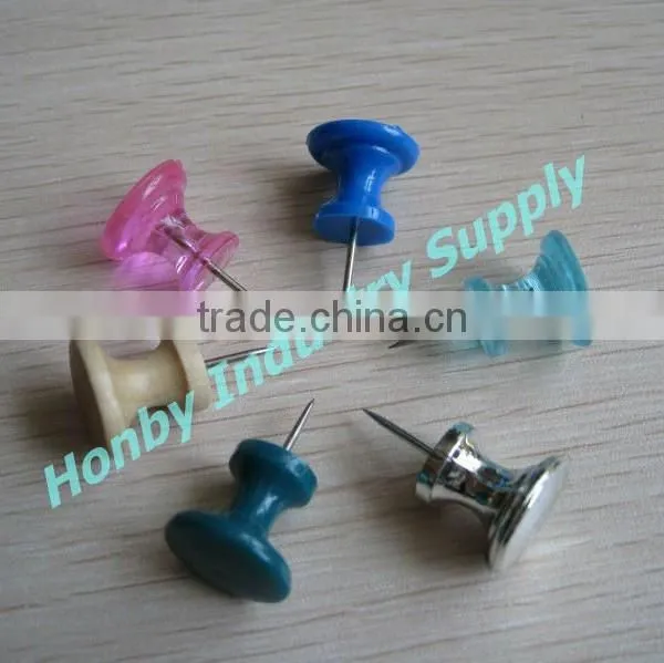 Decorative 26mm Transparent Large Giant Plastic Push Pins photo-5