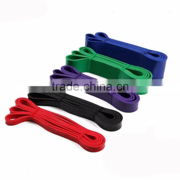 Custom Colorful Latex Rubber Exercise Fitness Resistance Bands photo-6