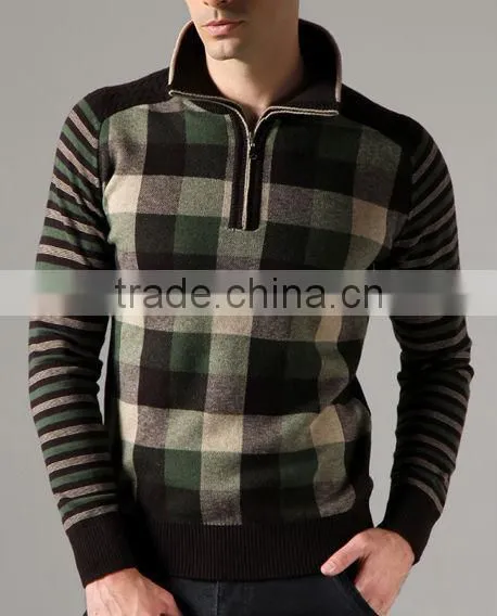 Factory Men's Latest Design Wool Knit
