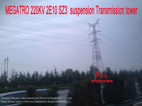 MEGATRO 220KV 2E10 SZ3 Suspension Transmission Tower photo-3
