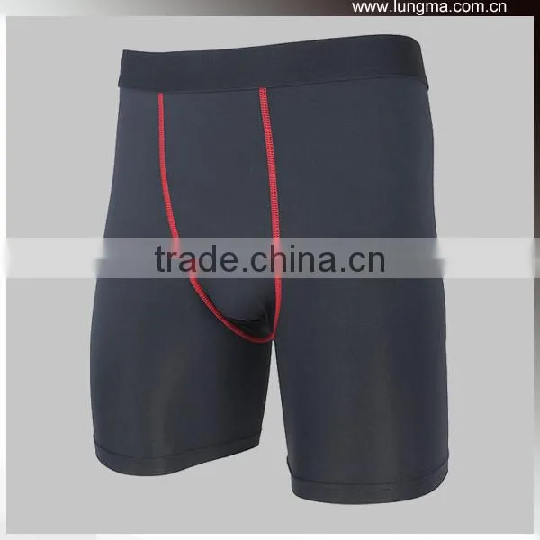 (Flatlock)Mens Compression Boxer Shorts photo-3