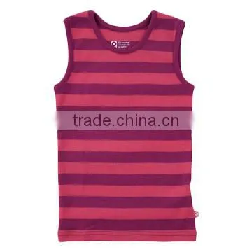 2015 Sky Blue Linear Design Children Clothes Boy Vest photo-5