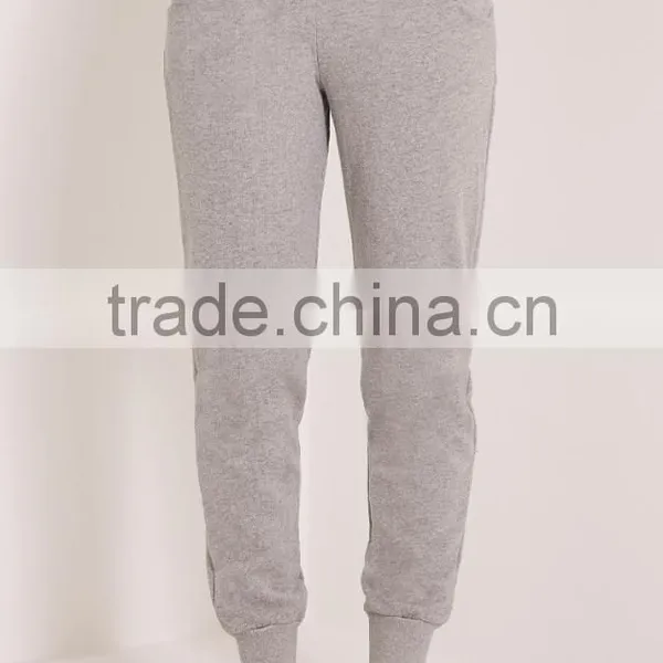 2017 High Quality Women Grey Jogger Pants French Terry Cotton Pants Sportwear Soft Cotton Pants Stretch Waist photo-4