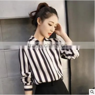 F20045B Long Sleeve Lady Bodycon Blouse