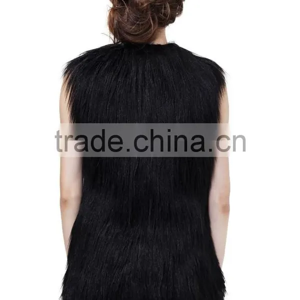 100% Faux Fur Gorgeous Soft Light Vest photo-3