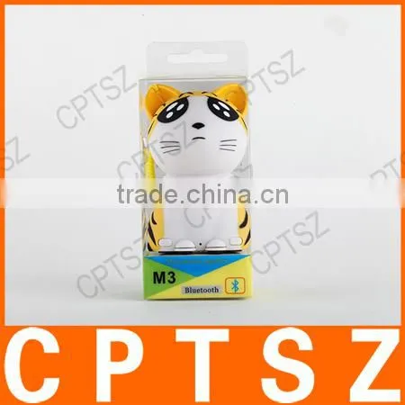 Creative New Mini Portable Cell Phone Cartoon Kitten Small Stereo Wireless Bluetooth Speakers M3 photo-3