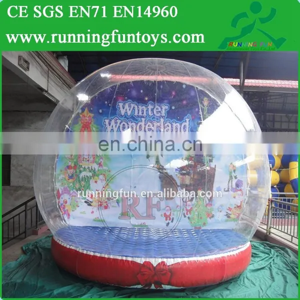 Cheap Large Inflatable Snow Globe, Photo Snow Globe Xmas Decorations photo-3