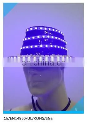 Magic Show Led Clothing Led Hat Luminous Topper photo-2