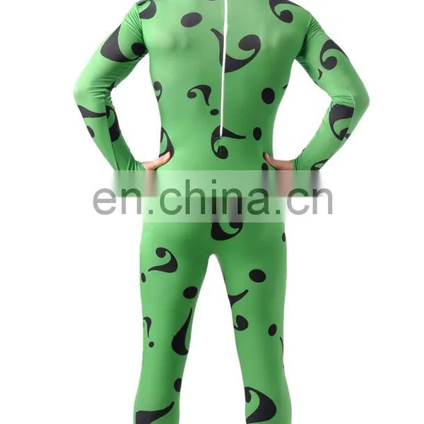 Green Spandex Morph Suits Full Body Cosplay Costume photo-5
