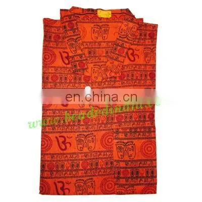 Half Sleeve Short Yoga Kurta in Cotton, Size : Chest 110 x Height 69 x Sleeve 25 Centimeters. photo-6