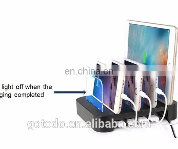 Usb Multi Charger Dock Charging Station for Apple 4g Smartphone Mobile Phone photo-2