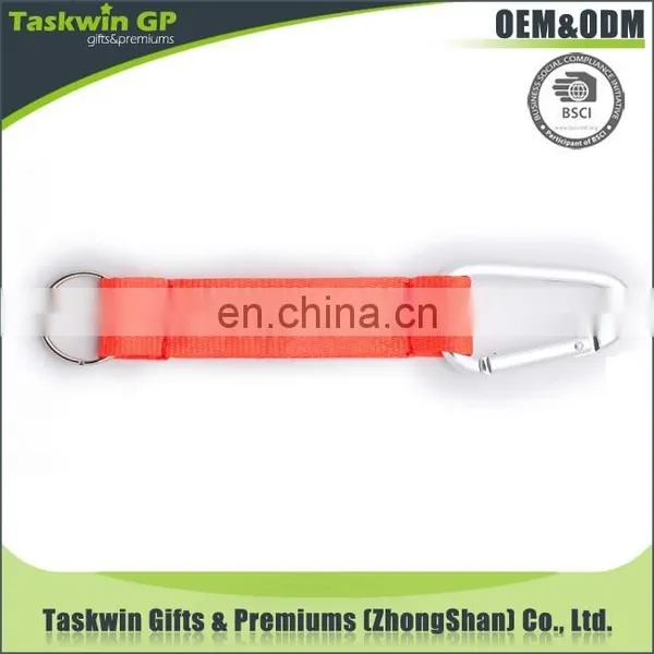Custom Wholesale Print Carabiner Keychain Lanyard Carabiner Short Lanyard Keyring for Promtion