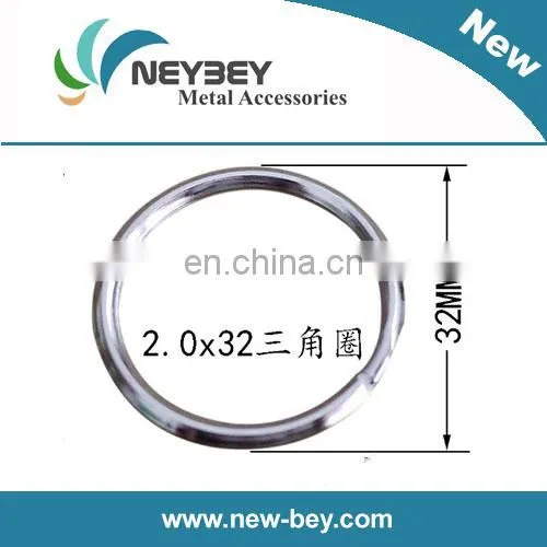 Cheap Metal Split Key Rings MKH in Flower Edge 25mm photo-3