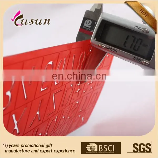 Fancy Plastic Letter Stencil Ruler With EN71 Testing Passed & OEM Colors photo-4
