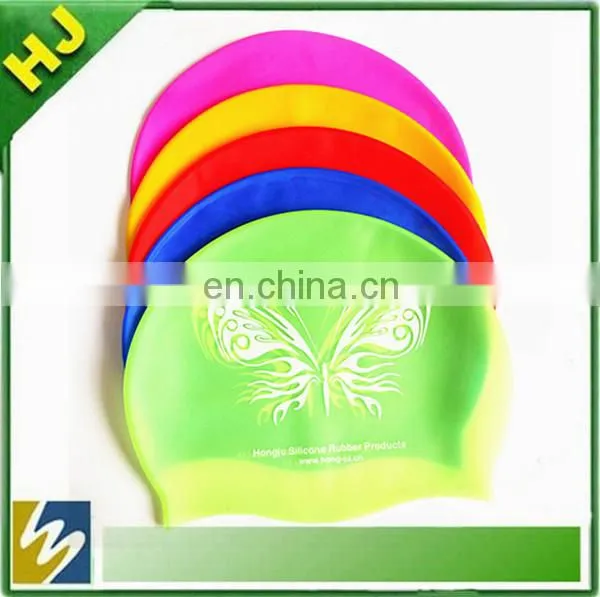 Custom Printing Bulk Sale Swim Cap Silicone photo-4