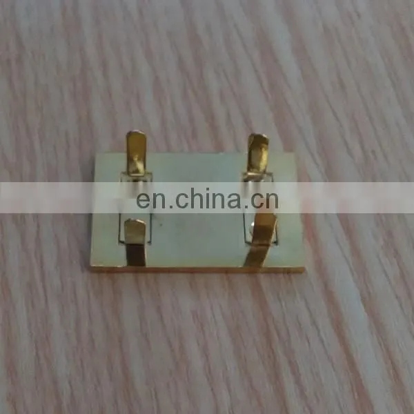 Custom Enamel Design Metalic Jeans Label photo-2