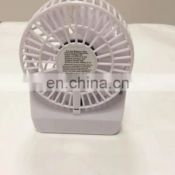 Multi-Functional Portable 18650 Rechargeable USB Mini Desk Fan With Customized Logo photo-5