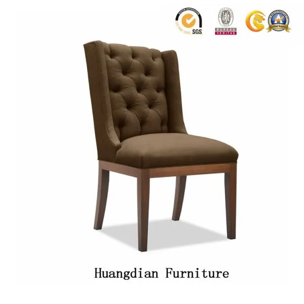 New Arrival Solid Wooden Dining Chairs Coffee Shop Restaurant Cafe Furniture photo-4