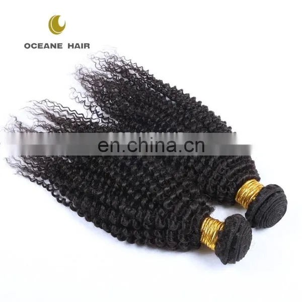 Unprocessed Brazilian Human Hair, Kinky Curly Virgin Human Hair Weave photo-2