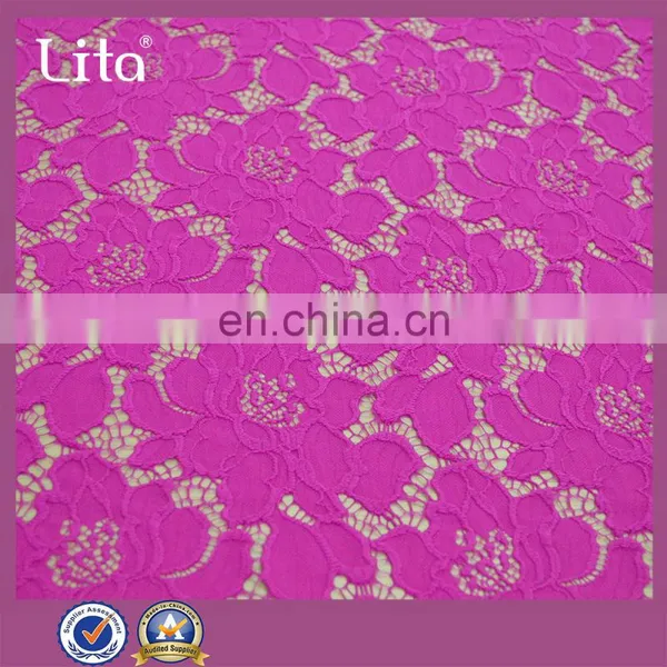 Lita New Arrival Black Fashion Nylon French Lace Fabric for Clothing photo-4
