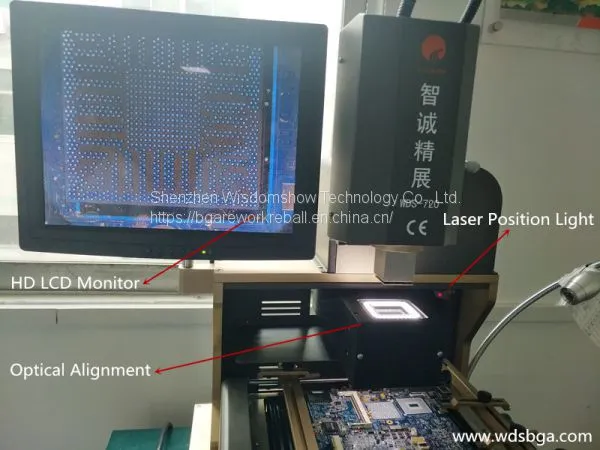 Most Affordable WDS-720 Automatic Smd Soldering Bga Rework Station With Laser photo-2