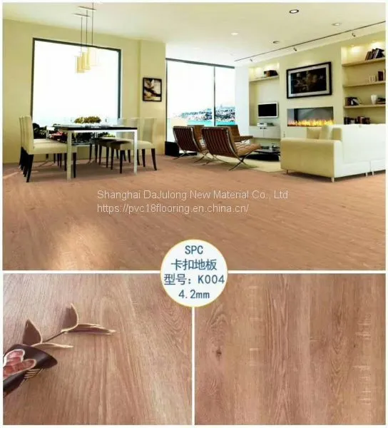 Environmental Vinyl Waterproof PVC SPC Flooring For Indoor Thickenss 4.2mm photo-4