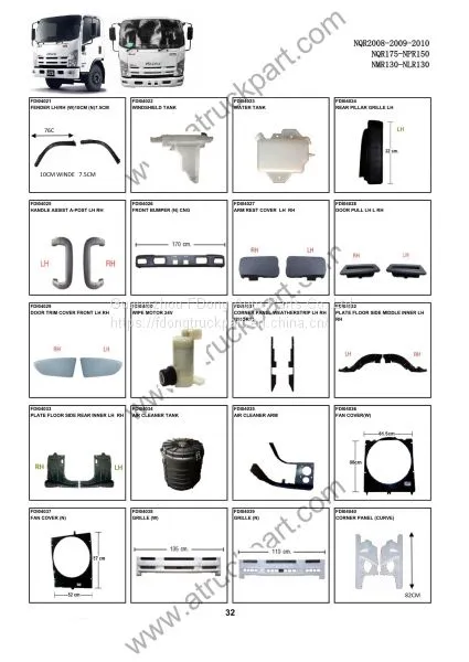 ISUZU NPR150 2009 700P Truck Spare Parts Accesories Body Parts