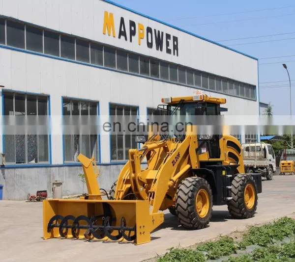 1.5ton Mini Front End Wheel Loader With Wood Splitter photo-4