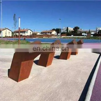 Modern City Center Corten Steel Sculpture photo-5