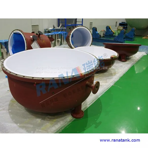 Factory Wholesales New Durable 65 Cubic Steel Lining PTFE/ PFA/ ETFE Anticorrosive Equipment With Long Service Life 15-20 Years Industrial Chemical Storage Tank Movable Portable Container and Pressure Vessel photo-3