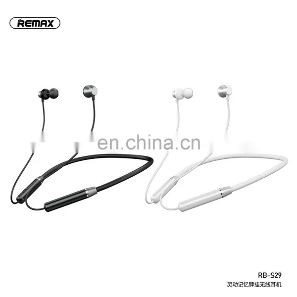 Remax 2020 Memory Neckband Wireless Bluetooth Smart Earphone Wireless Brand Earphones photo-4
